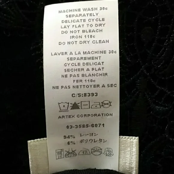 Arianne Black Lace Camisole - Picture 9 of 10